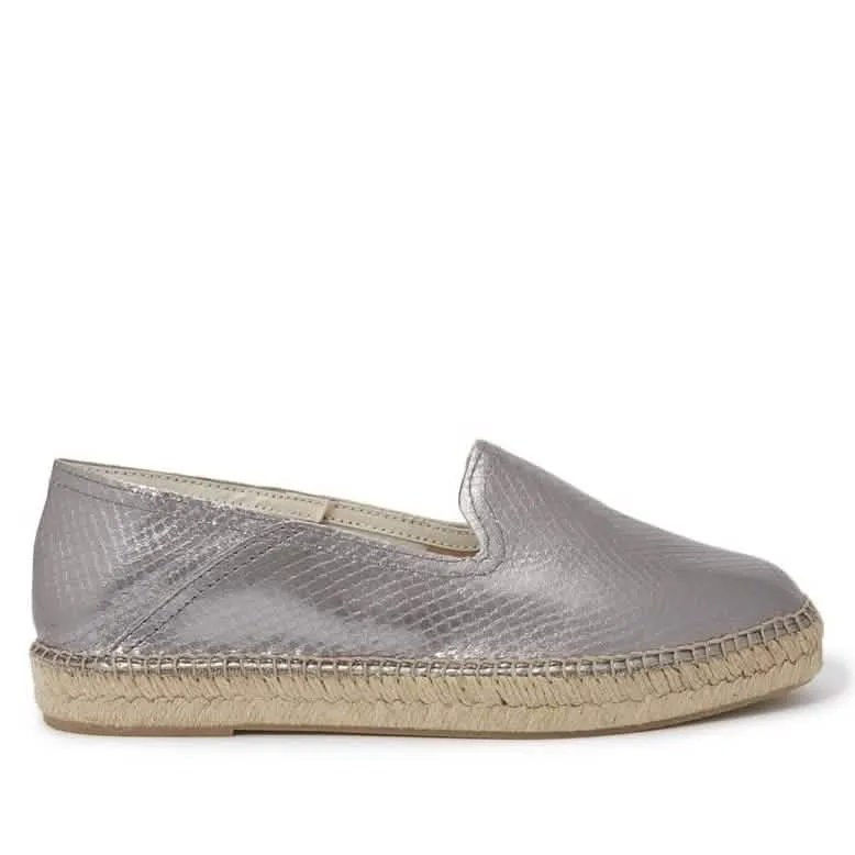 Plain Leather Espadrilles for Women - Ivet-PS