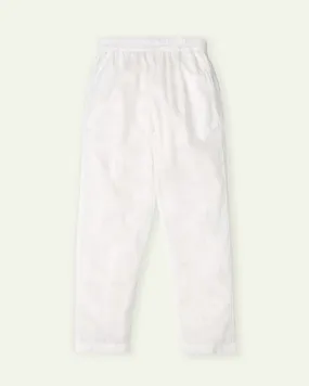 Plain White Trouser