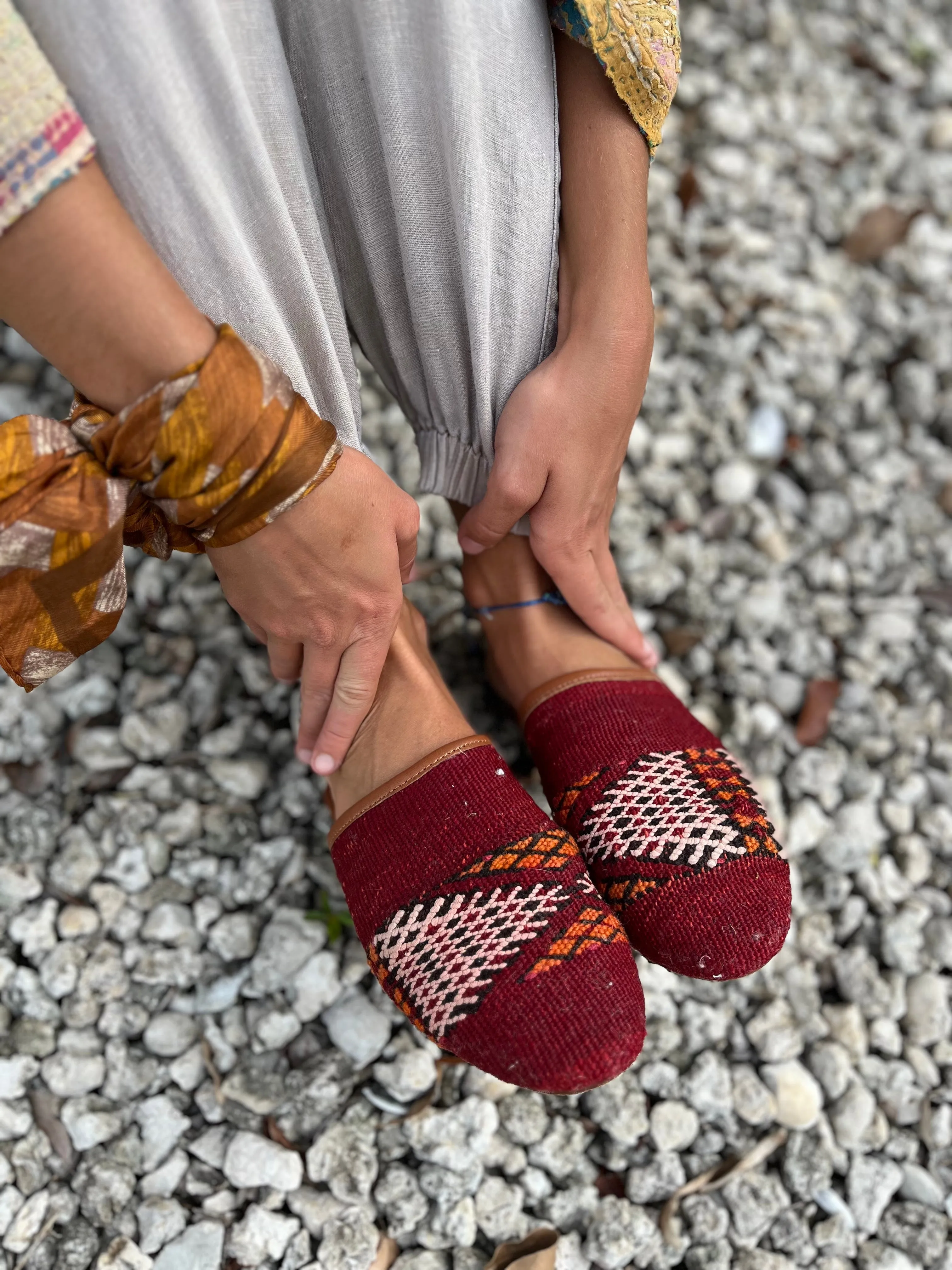 Preloved Handmade Slides from Morocco