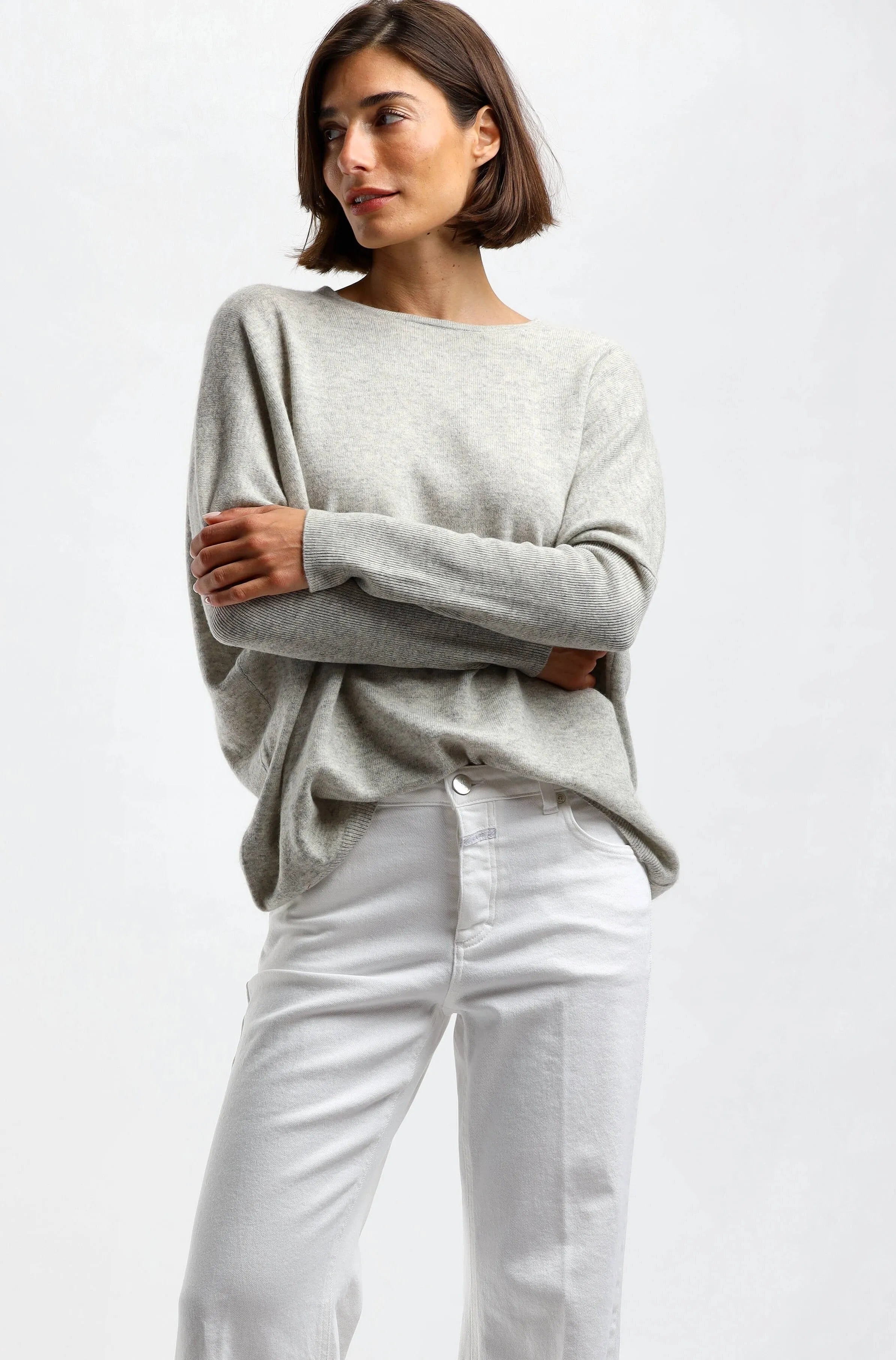 Pullover Oversized in Carrara