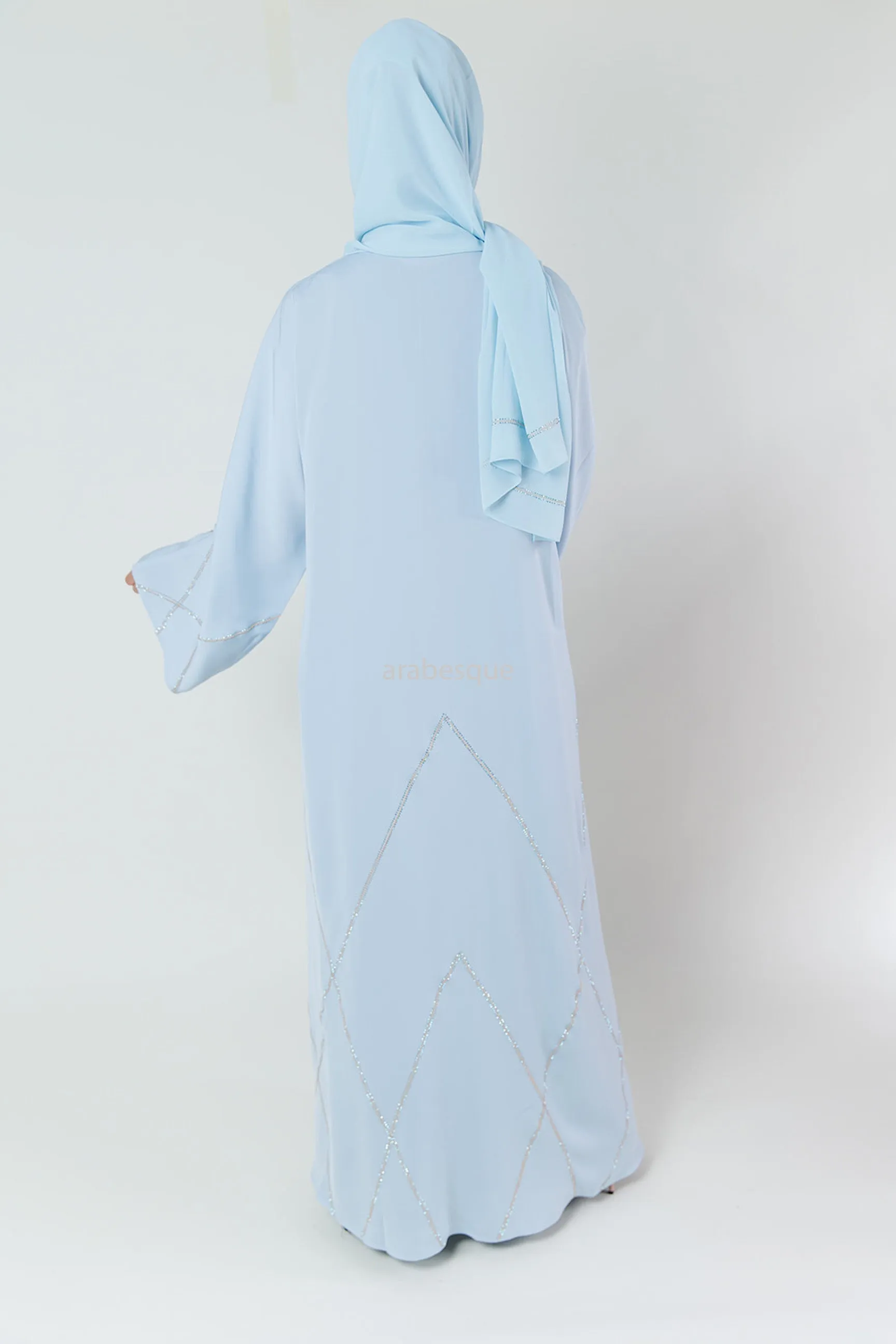 Remy Blue Luxury Abaya