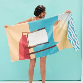 Reversible Eco Beach Towel | Beach Days Design