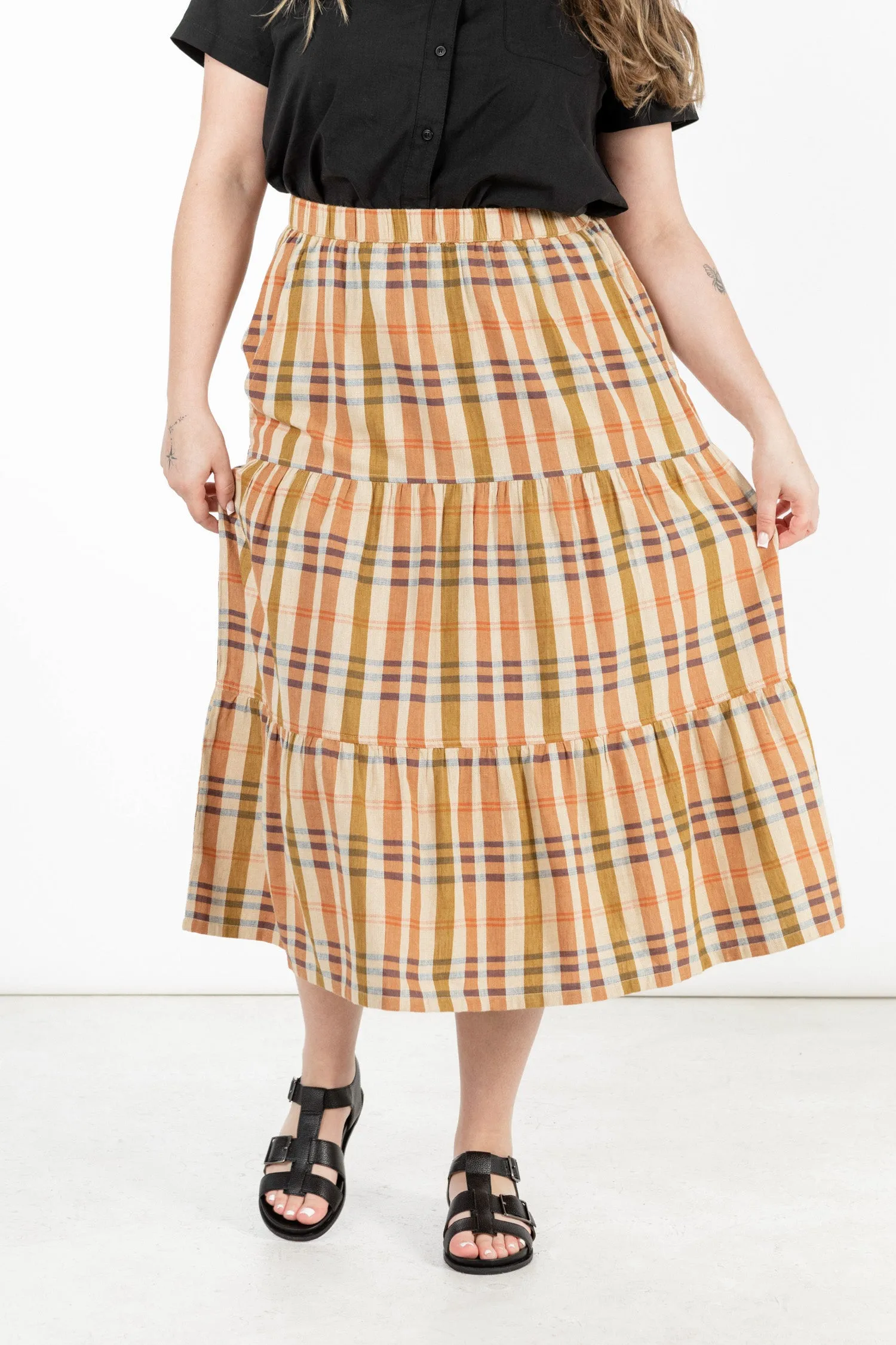 Robin Skirt / Heceta Plaid