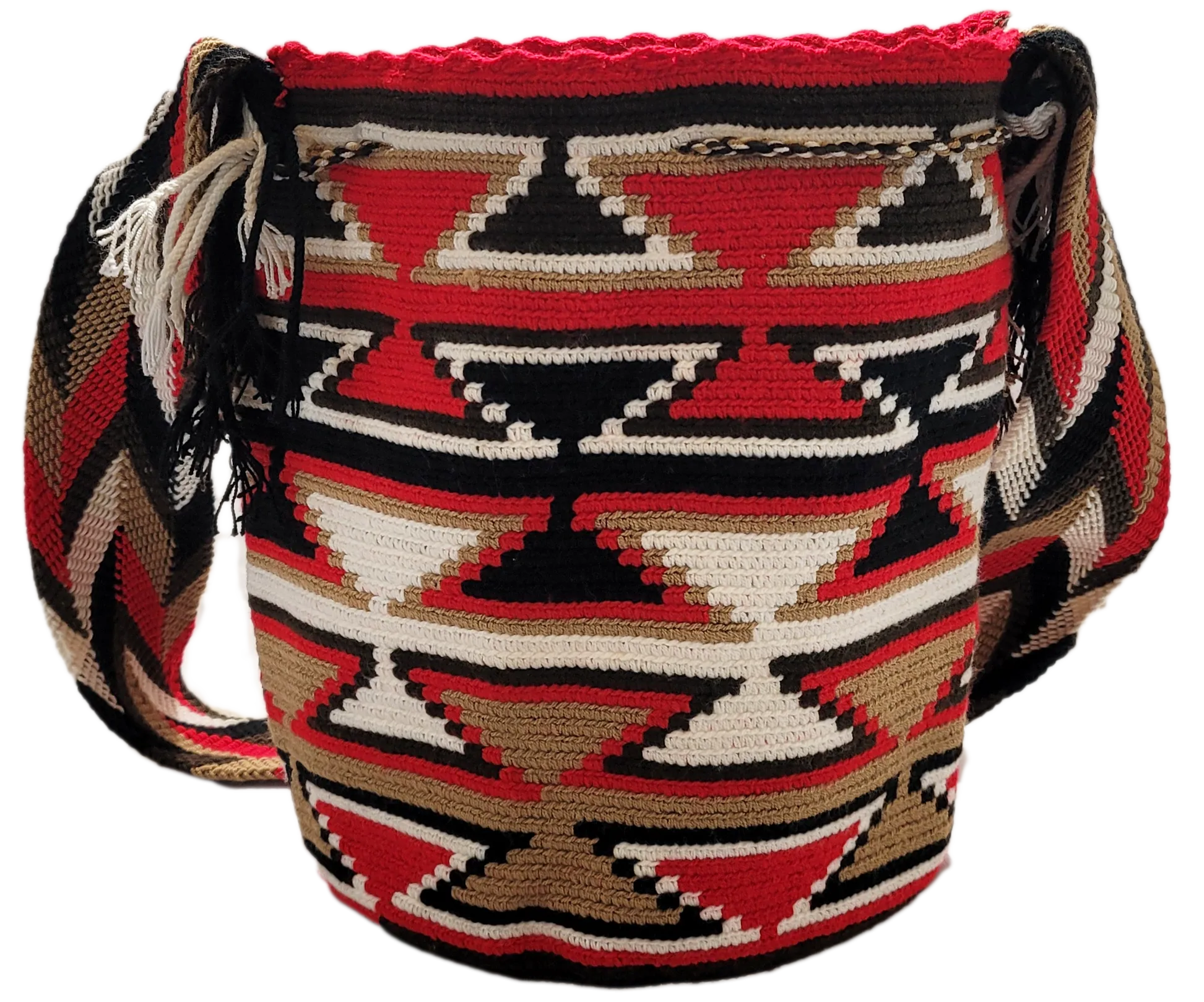 Serenity Large Handmade Crochet Wayuu Mochila Bag