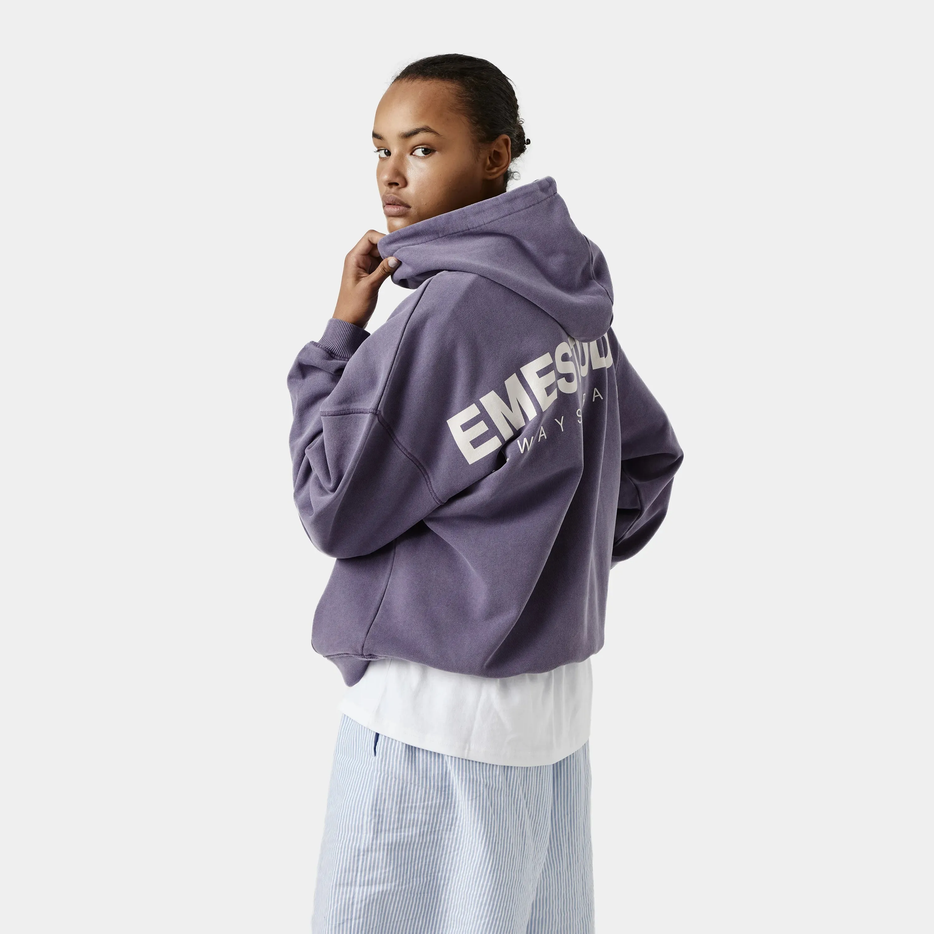 Serenity Velvet Oversized Hoodie