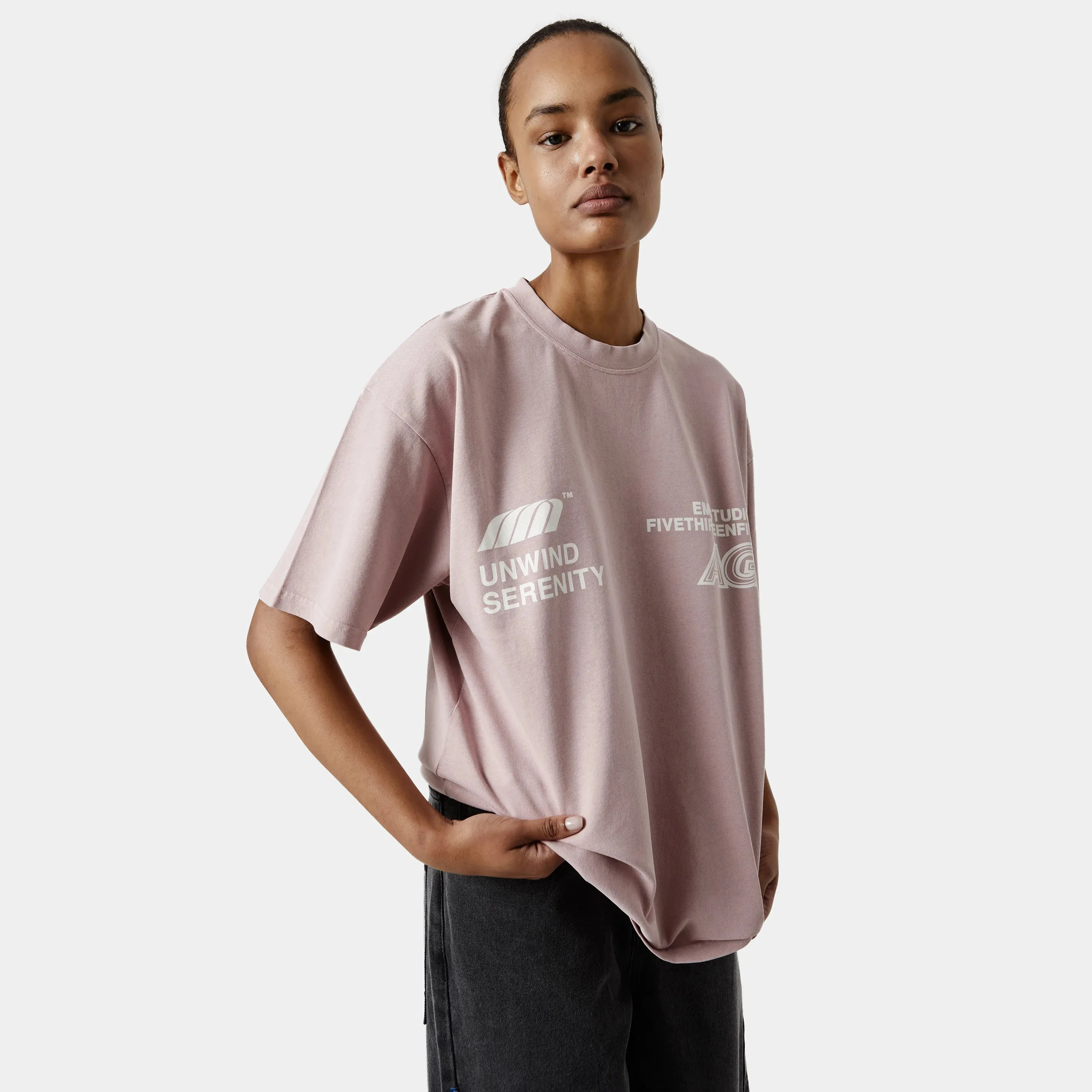 Serenity Woodrose Oversized Tee