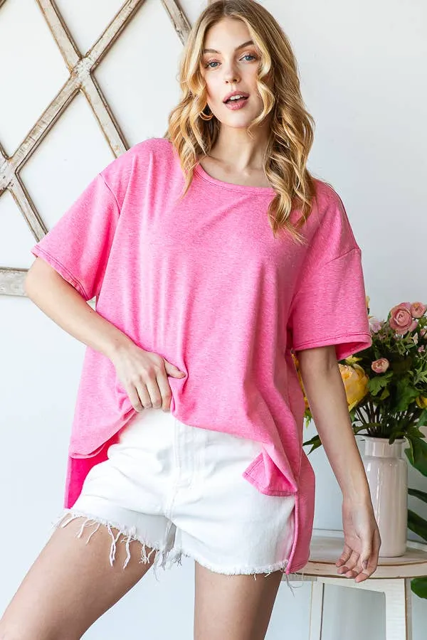 Spring Basic Oversized Shirt