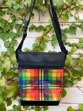 Topsy Bag - Rainbow Plaid