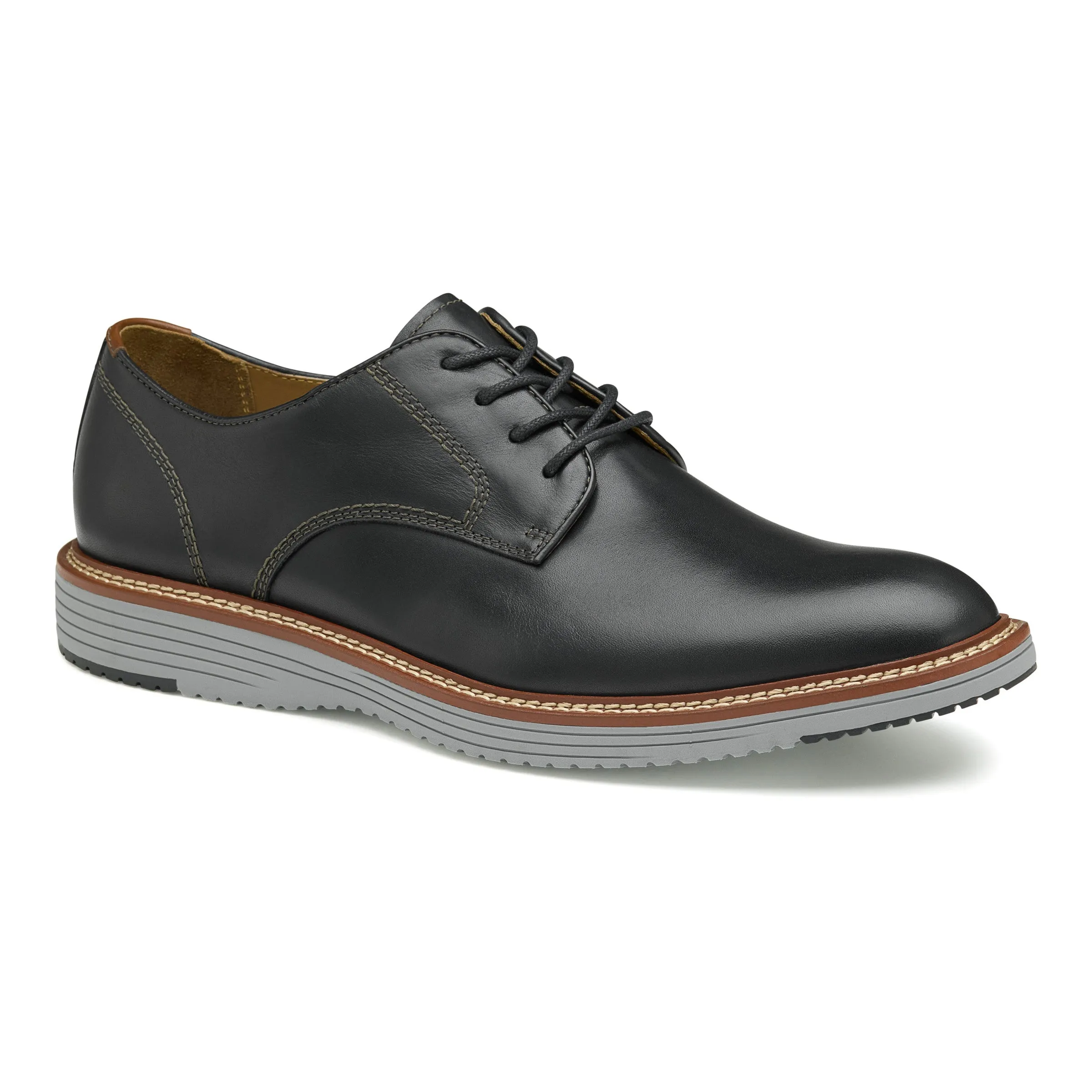 Classic Upton Plain Toe Shoes - Elegant Leather Footwear for Men