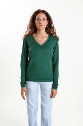 V Neck Reversible Sweater