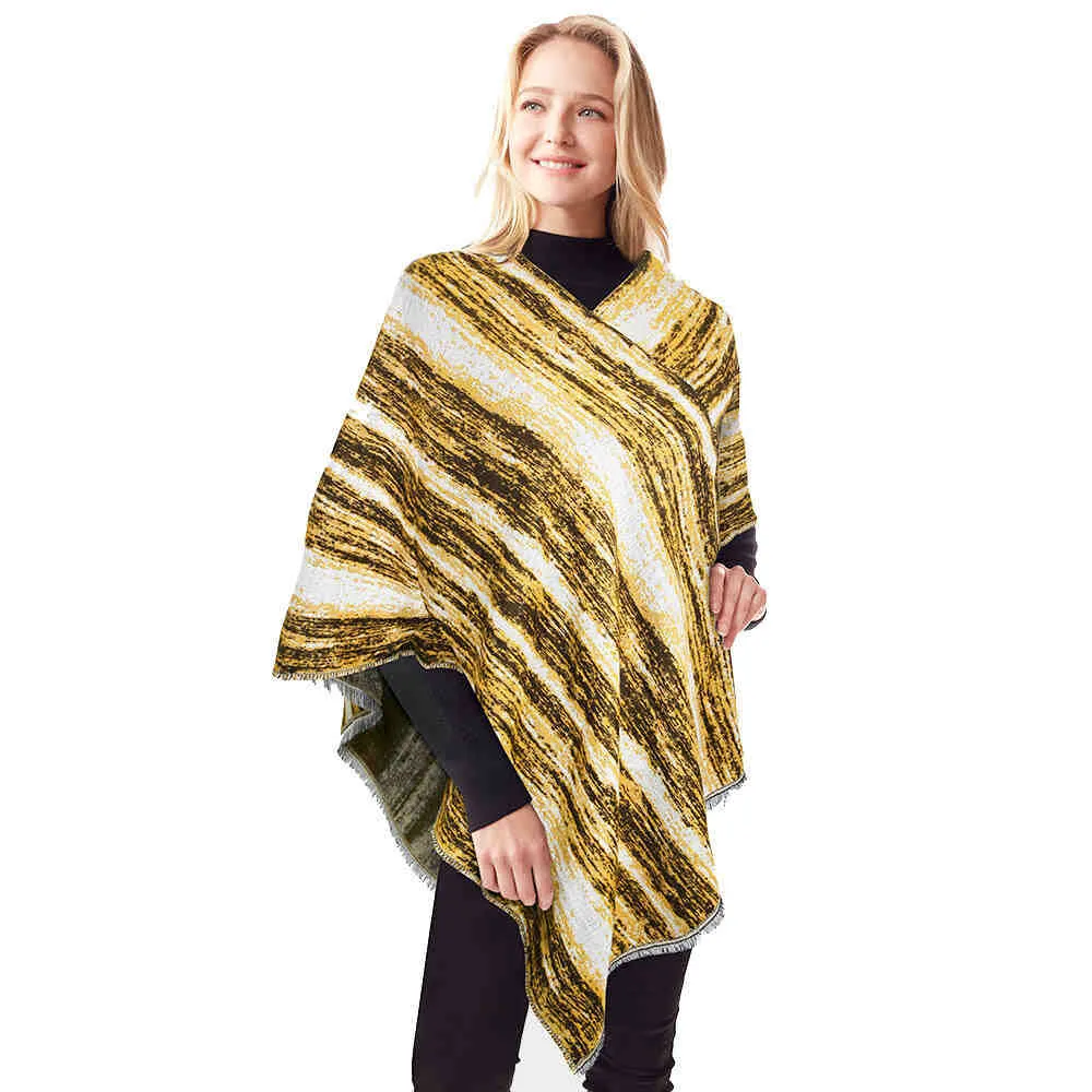 Vertical Patterned Poncho