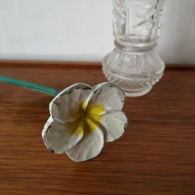 Vintage handmade wooden flower | ヴィンテージハンドメイドフラワー