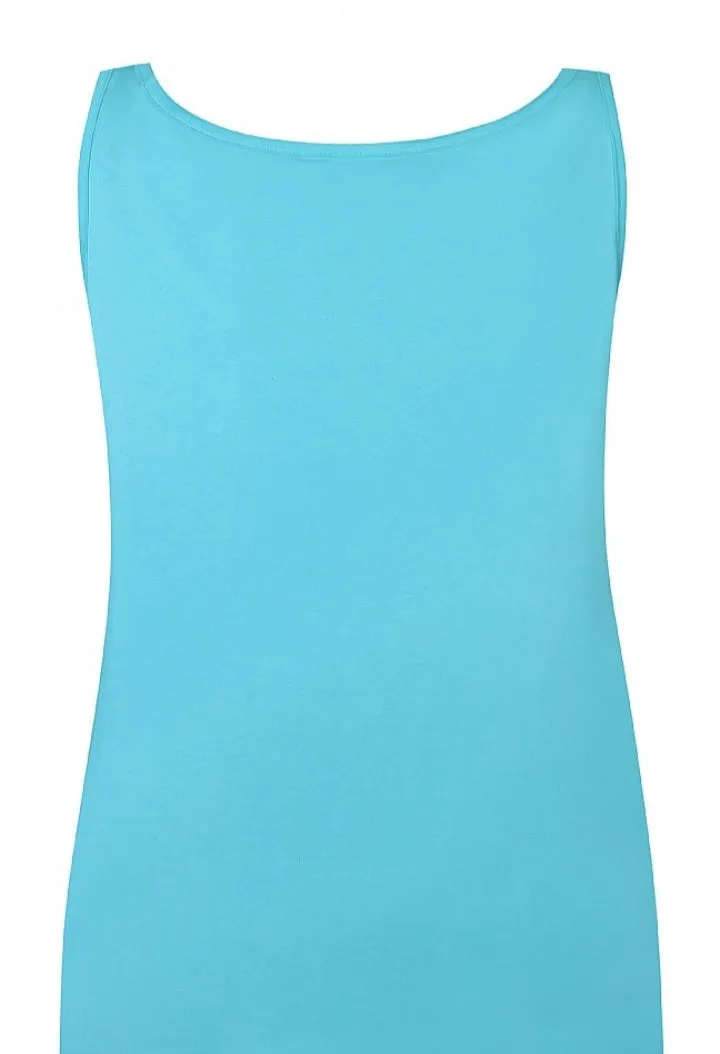 Zhenzi plain cotton cami vest